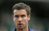 Foto: Gulbis piekāpjas Monfīsam Foto: Gulbis piekāpjas Monfīsam
