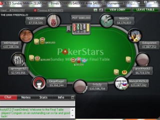 Sunday Million uzvar MatejK992SLO