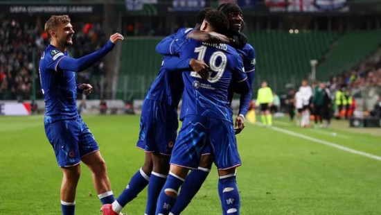 "Chelsea" neiesista pendele netraucē Konferences līgas ceturtdaļfinālu sākt ar uzvaru