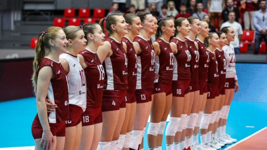 Latvijske odbojkarice si zagotovile mesto na evropskem prvenstvu leta 2026 kljub porazu v Črni gori