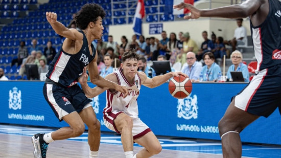 Latvijas U16 cerības par Pasaules kausu aptur Francijas ātrvilciens