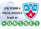 Konkurss: "KHL oktobra prognozes kopā ar Unibet.com"
