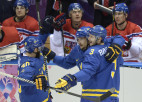 Zviedrija hokeja turnīru sāk ar uzvaru pār čehiem