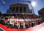 Ar Valsts prezidenta pārstāvētā Daugavas krasta komandas uzvaru noslēdzas diennakts basketbola turnīrs “Krastu mačs”