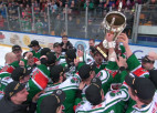 Video: HK "Liepāja" svin Latvijas hokeja čempionu titula izcīnīšanu