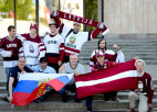 Aicina atbalstīt Latvijas izlasi Fanu teltī pie Kongresu nama