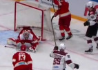 Video: Rīgas "Dinamo" 11 vārtu mačā izcīna pirmo uzvaru jaunajā sezonā