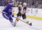Tralmakam ceturtie vārti AHL sezonā, Mitens uzvarā atvaira 31 metienu