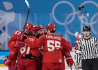 Krievi vēlreiz uzvar dāņus un iekļūst olimpisko spēļu pusfinālā