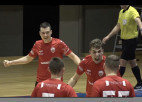 Video: FK Nīca/OtankiMill iekļūst Optibet telpu futbola Virslīgas pusfinālā