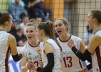 U17 EČ kvalifikācijas turnīra ievadā Latvijas volejbolistes piekāpjas grieķietēm