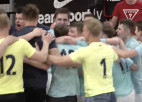 Video: "Riga FC" triumfē Latvijas telpu futbola virslīgā