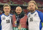 Bijušais Latvijas izlases futbolists Juris Laizāns Maskavā piedalījies piemiņas spēlē