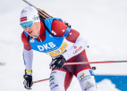 Latvijas izlases biatlonistiem Oberhofā starts stafetēs