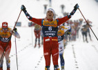 Norvēģis Valness ātrākais pirmspēdējā "Tour de Ski" posmā