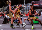 Beļģijas 3x3 basketbolisti labākie Šanhajas "Masters"