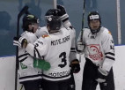 Video: "Rīgas HS” izlaiž pārsvaru un atzīst Hockey Punks" pārsvaru