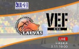 LIVE: 3.novembrī 19:30 "Liepājas lauvas" - "VEF Juniors"