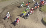 Video: Pumpurs EMX250 sacensību startā Zviedrijā cīnās par līderpozīciju