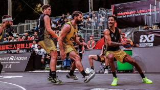 Beļģijas 3x3 basketbolisti labākie Šanhajas "Masters"