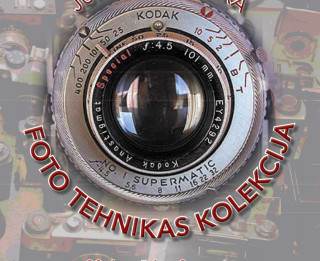 Galerijā „Durvis” skatāma Jura Zborovska vērienīgā fototehnikas kolekcija un fotogrāfa Žaņa Bezmera izstāde par fotogrāfiem