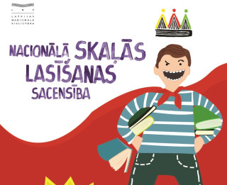 Šodien Ziedoņa zālē notiek skaļās lasīšanas sacensības nacionālais fināls