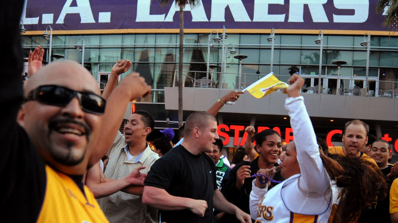 "Lakers" fani
Foto: AP