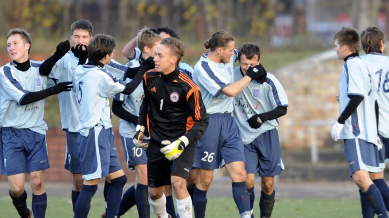 Rīgas "Daugavas" futbolisti
Foto: Romans Kokšarovs, Sporta Avīze, f64