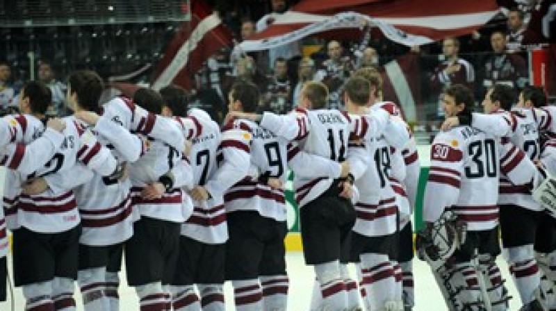 Latvijas hokeja izlase
Foto: Romāns Kokšarovs, Sporta Avīze, f64