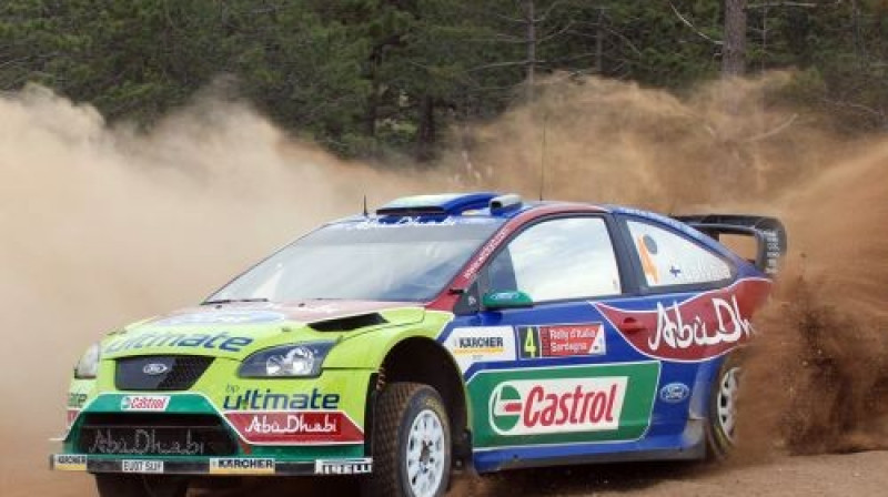 Jari Mati Latvala pagājušā gada Sardīnijas rallijā
Foto: AP