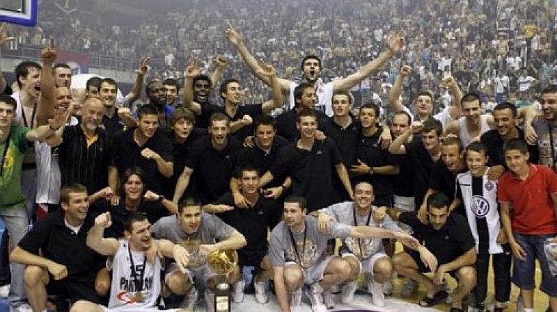 "Partizan" svin uzvaru Serbijas čempionātā.
Foto: kkpartizan.rs