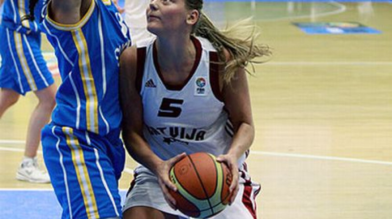 Sabīne Niedola šodien atkal bija lieliska
Foto: www.fibaeurope.com