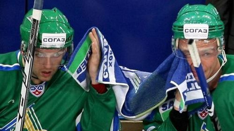 "Salavat Yulaev" hokejisti šodien piedzīvoja zaudējumu
Foto: www.khl.ru