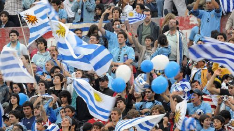 Urugvajas fani
Foto: AFP/Scanpix