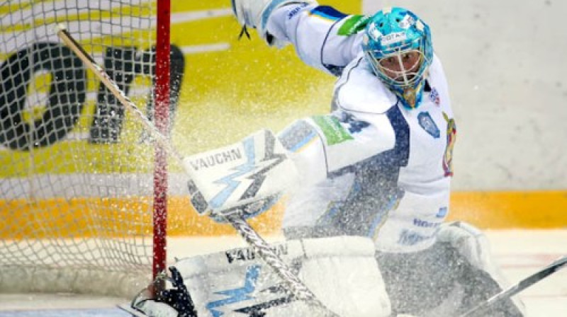 ''MVD'' vārtsargs Maikls Gārnets
Foto: www.khl.ru