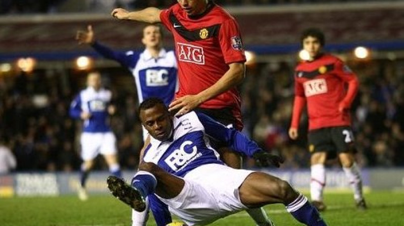 Epizode no "Birmingham City" un "Manchester United" spēles
Foto: PA Wire/Scanpix