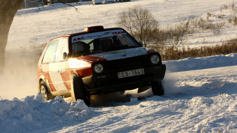 Kopvērtētjuma līderi 1600+ klasē - 
Krists Kalniņš/Kristians Mihelsons („VW Golf II”) 
Foto: fotoaģentūra "4rati"