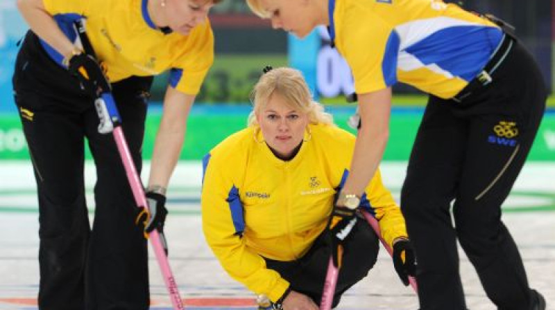 Anete Norberga nodrošināja savai komandai uzvaru
Foto: AFP/Scanpix