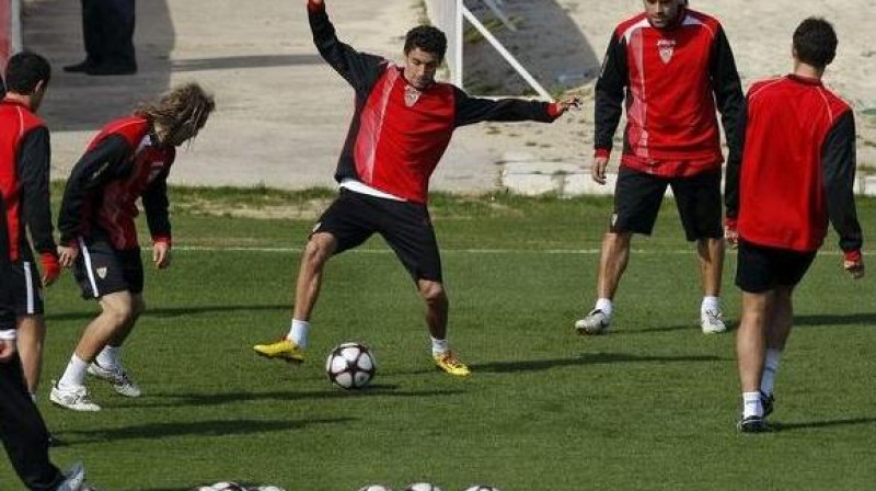 "Sevilla" futbolisti
Foto: EFE/Scanpix