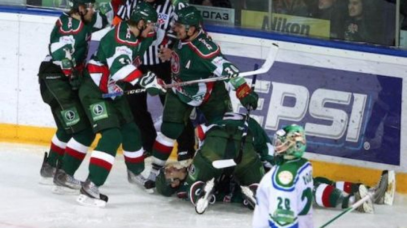 ''Ak Bars'' hokejistu prieki
Foto: www.khl.ru