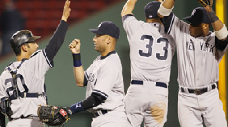 Ņujorkas "Yankees"
Foto: AFP/Scanpix