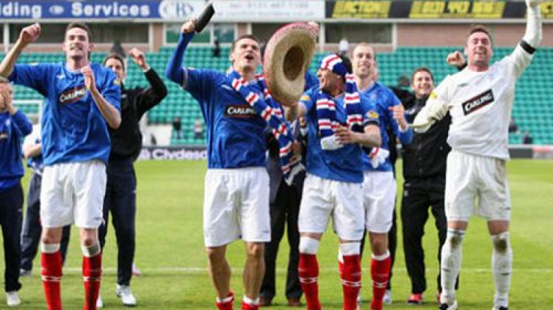 "Rangers" futbolisti svin titulu
Foto: rangers.co.uk