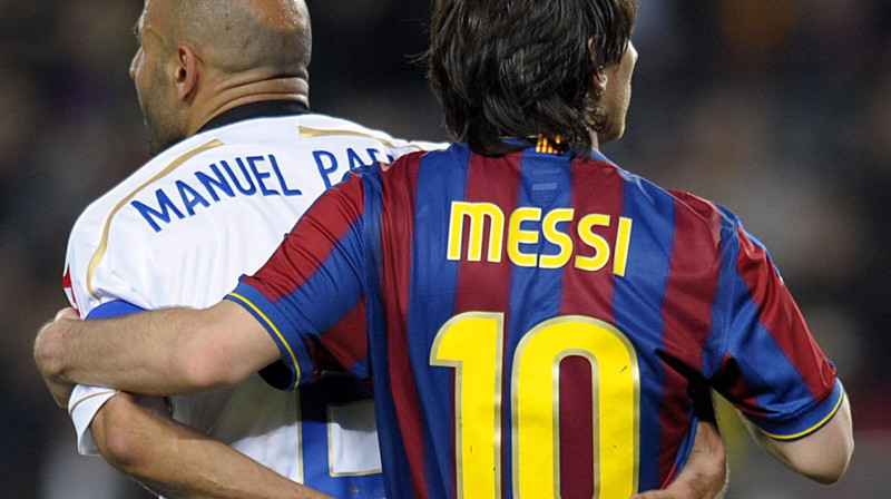 Vai spējat iedomāties Lionelu Mesi bez numura "10" uz muguras?
FOTO: AFP/"Scanpix"
