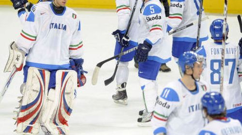 Itālijas hokejisti
Foto: AFP/Scanpix