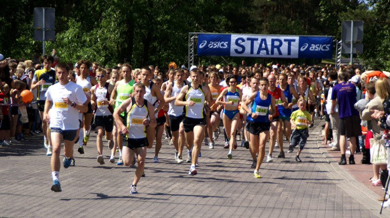 Ventspils Piedzīvojumu parka pusmaratona starts