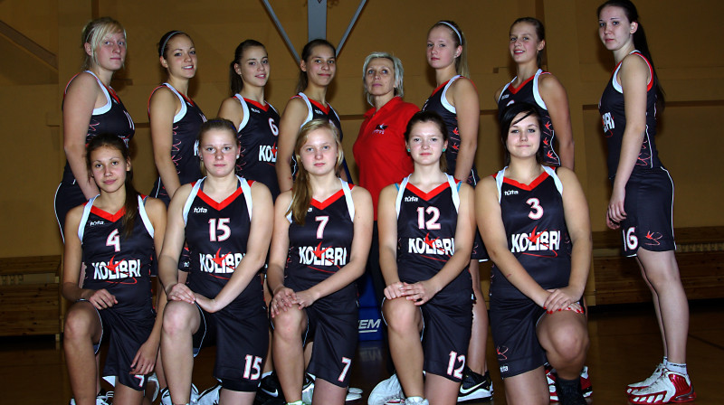 BK Kolibri meitenes Mudītes Zanderes vadībā uzvarējušas 14 no 15 EEGBL spēlēm
Foto: girlsbasket.eu