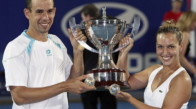 Dominiks Hrbatijs un Dominika Cibulkova
Foto: Reuters/Scanpix