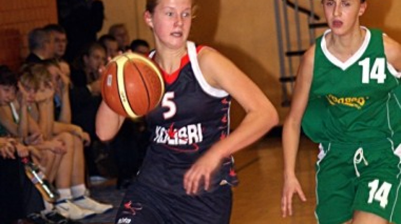 Kate Karlīna Krēsliņa nopelnīja vietu turnīra simboliskajā piecniekā
Foto: www.girlsbasket.eu