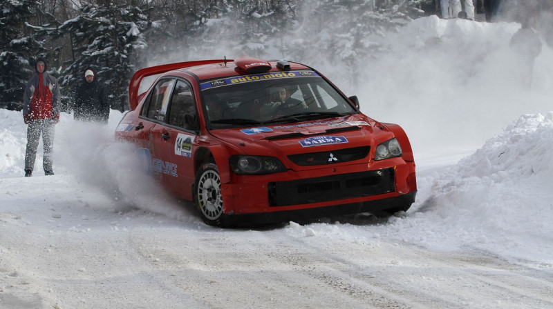 Raimonds Kisiels un Arnis Ronis 
Foto: Krišs Karnītis, rallyemotions.lv