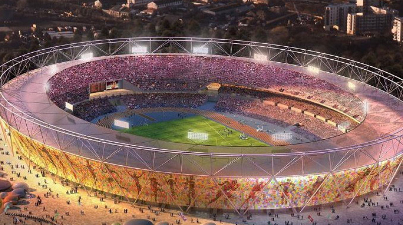 Šāds izskatīsies Londonas olimpiskais stadions, kurā plānots aizvadīt arī 2017. gada pasaules 
čempionātu